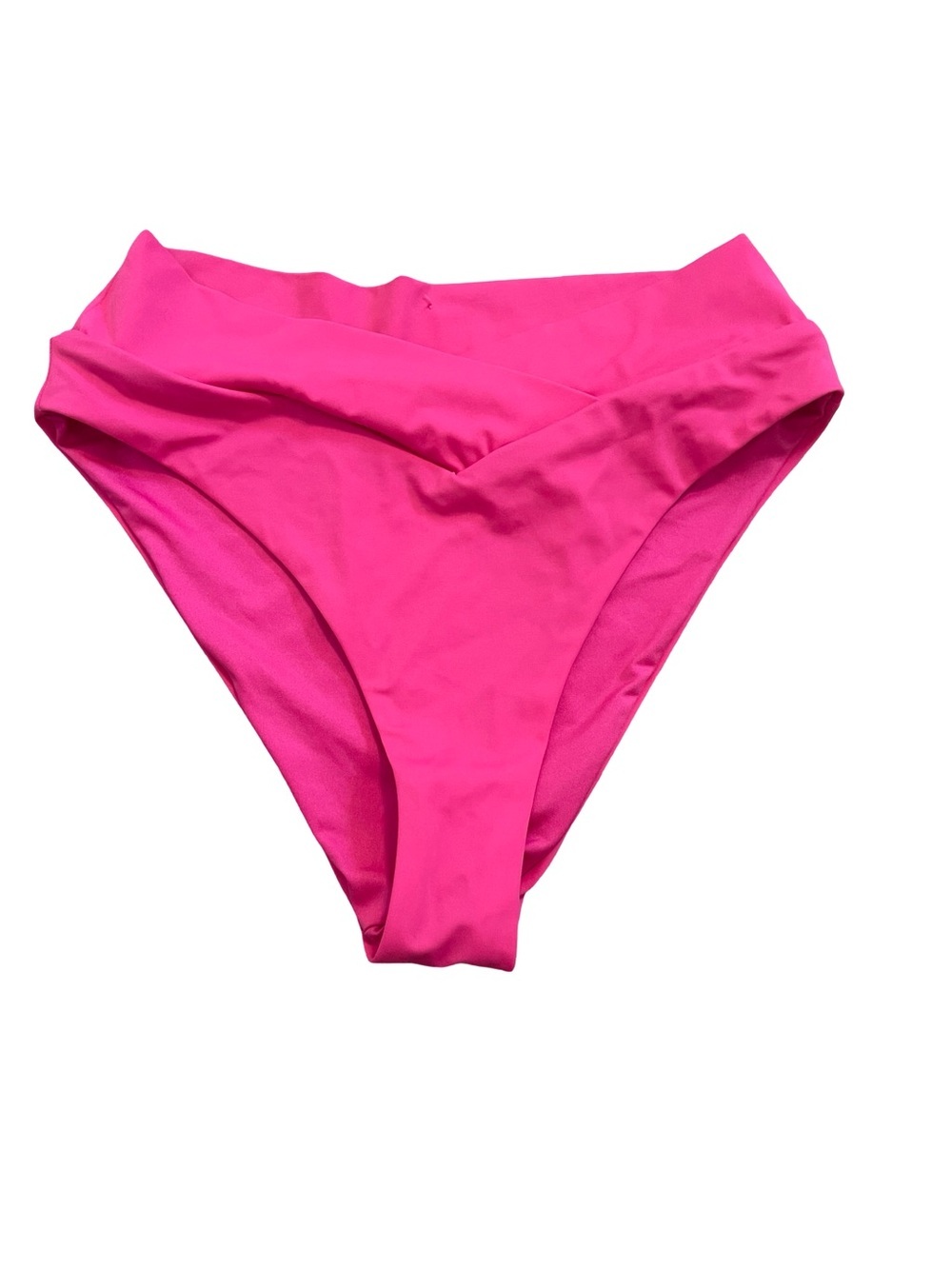 Victoria’s Secret PINK Hot Pink High Leg V Waist Bikini Bottom size M